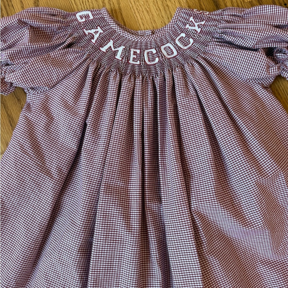 Gamecock Smocked Dress •3T•